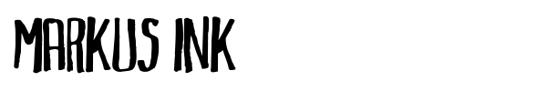 Markus Ink font preview